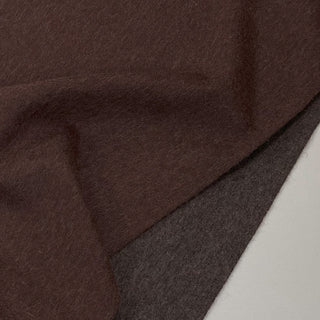 Cashmere100% リバーシブルマフラー 無地 Brown ブラウン 30cm×180cm