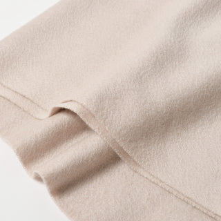 Cashmere100%  High Quality プレーンマフラー Grage 無地 グレージュ 35cm×205cm