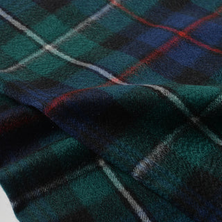 Cashmere100%  High Quality チェック大判ストール Mackenzie マッケンジー 70cm×205cm