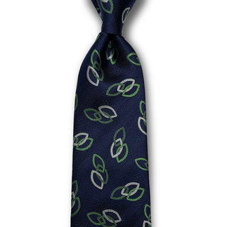 Premium Collection 京都丹後産 HAND MADEネクタイ チェーンリンク ネイビー