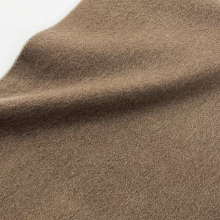 CashmereBlend プレーンストール SmokyBrown 無地 スモーキーブラウン 60cm×190cm
