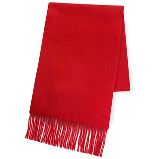 Cashmere100% 머플러 Red 무지 레드(오리지널 BOX들이) 30 cm×180 cm