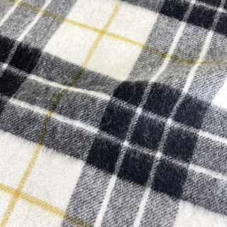 CashmereBlend チェックストール TartanCheck White タータンチェック ホワイト 60cm×190cm