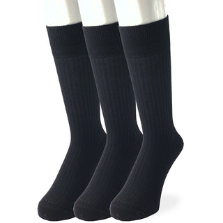 日本製高機能ビジネスソックス 1.無地-ブラック