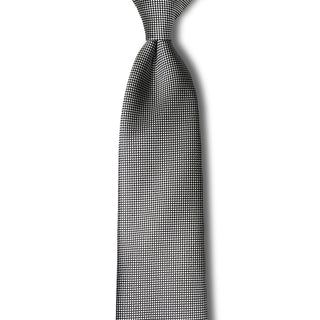 京都丹後産ネクタイ シルバーソリッド シルク100%