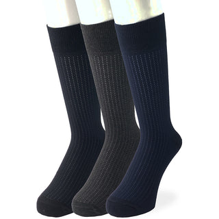 日本製高機能ビジネスソックス 14.ステッチ3色セット