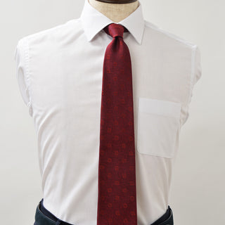 京都丹後産ネクタイ ワインコモン メランジシルク糸使用