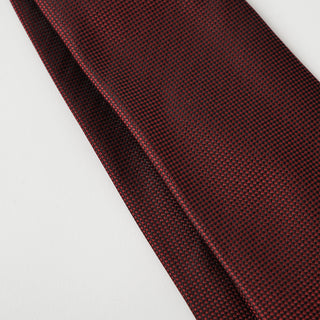 京都丹後産ネクタイ ワインソリッド シルク100%