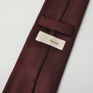 京都丹後産ネクタイ ワインソリッド シルク100%