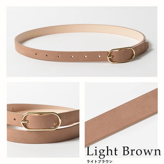 レディースベルト 牛革 ヌバック ベルト ライトブラウン
