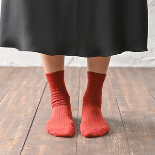 レディース靴下 3足セット ウォーム「すっきりリブタイプ」 日本製 高機能
