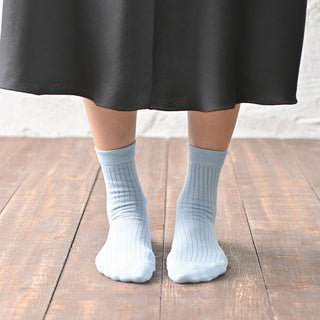 レディース靴下 3足セット クール「すっきりリブタイプ」 日本製 高機能
