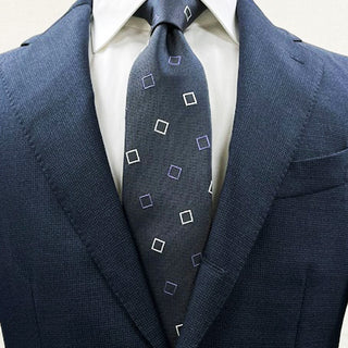 京都丹後産ネクタイ グレーコモン シルク100%