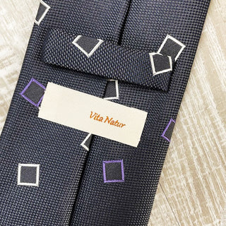 京都丹後産ネクタイ グレーコモン シルク100%