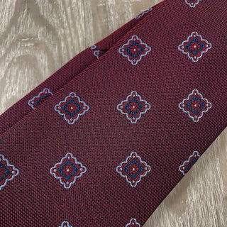京都丹後産ネクタイ ワインコモン2 メランジシルク糸使用