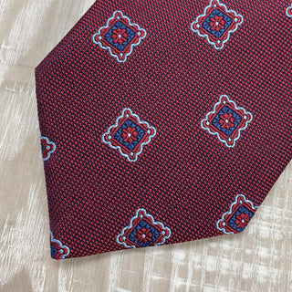 京都丹後産ネクタイ ワインコモン2 メランジシルク糸使用