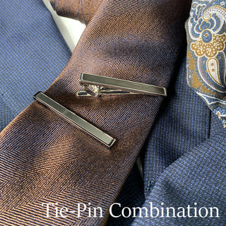 タイピン  ソリッド2本セット