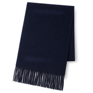 Cashmere100% 플레인 머플러 Navy 무지 네이비(오리지널 BOX들이) 35 cm×186 cm 