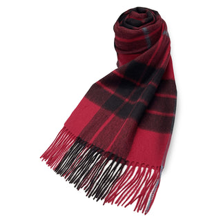 CashmereBlend 체크 스톨 TartanCheck Red 타탄 체크 레드 60cm×190cm 