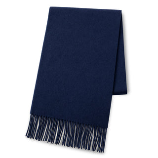 CashmereBlend 플레인 머플러 Navy 무지 네이비 30 cm×190 cm 