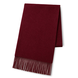 CashmereBlend 플레인 머플러 Wine 무지 와인 30cm×190cm 