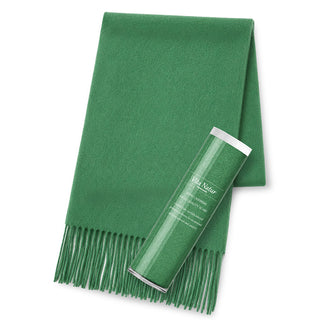 Cashmere100% 머플러 Green 무지 그린(오리지널 BOX들이) 30 cm×180 cm 
