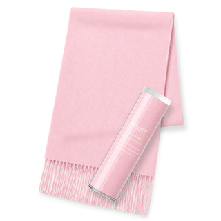Cashmere100% 머플러 Pink 무지 핑크(오리지널 BOX들이) 30 cm×180 cm 