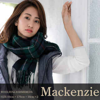 CashmereBlend 체크스톨 Mackenzie 맥켄지 60cm×190cm 