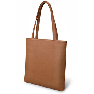 トートバッグ A4対応 PUレザー バッグ キャメル