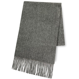 Cashmere100％ マフラー Charcoal Gray 無地 チャコールグレー（オリジナルBOX入り）30cm×180cm