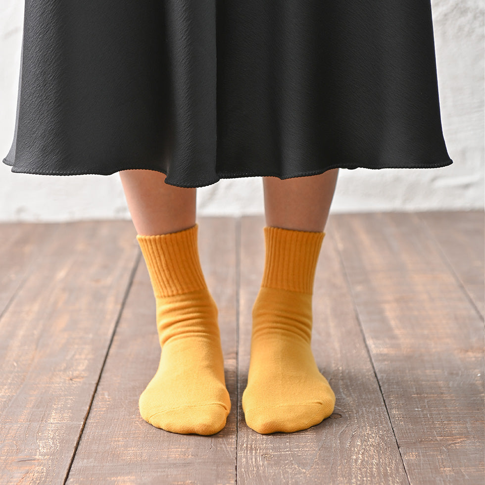 レディース靴下 3足セット ウォーム「ゆったりリブタイプ」日本製 高機能 – Vita Natur